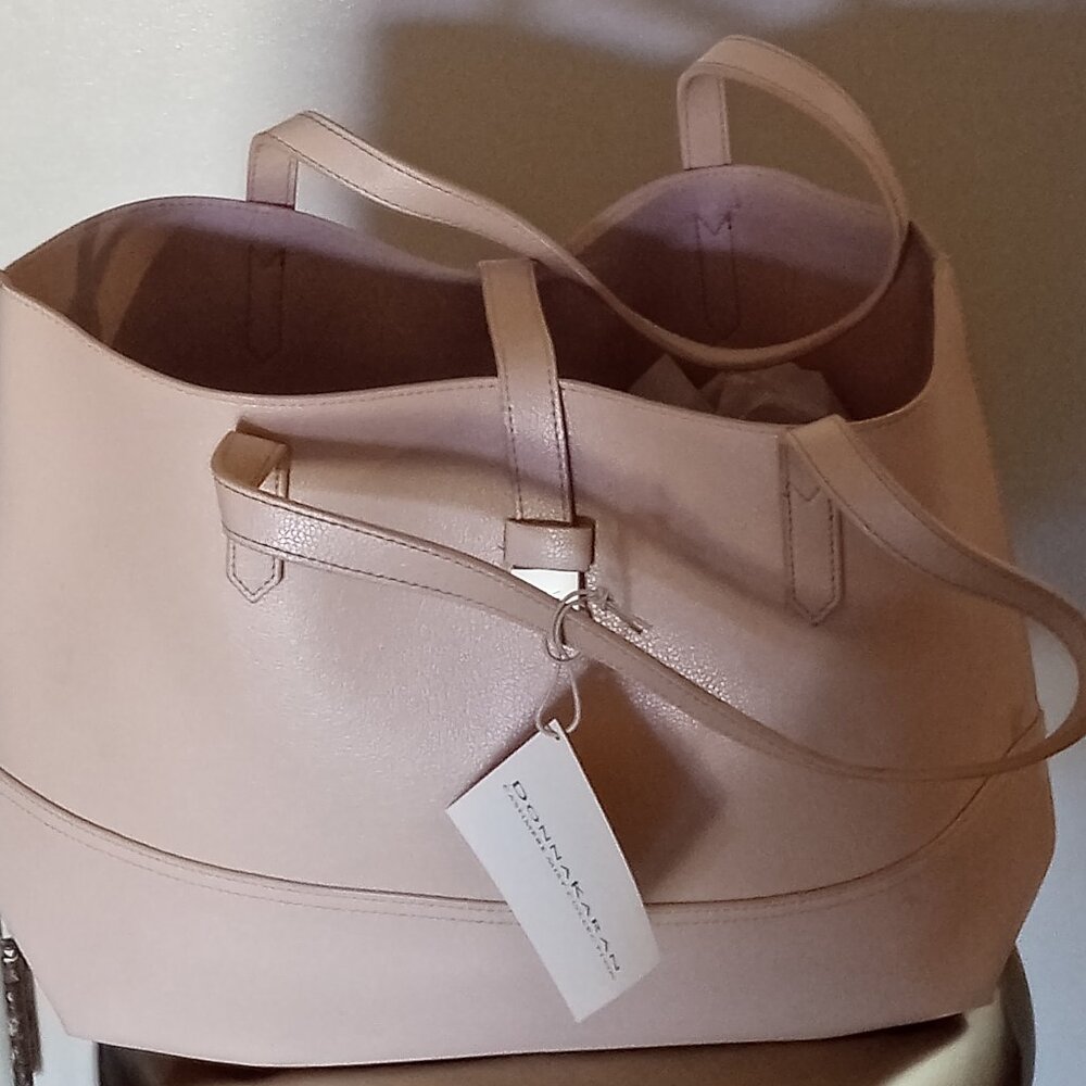 Women's Donna Karan Leather Cream Purse